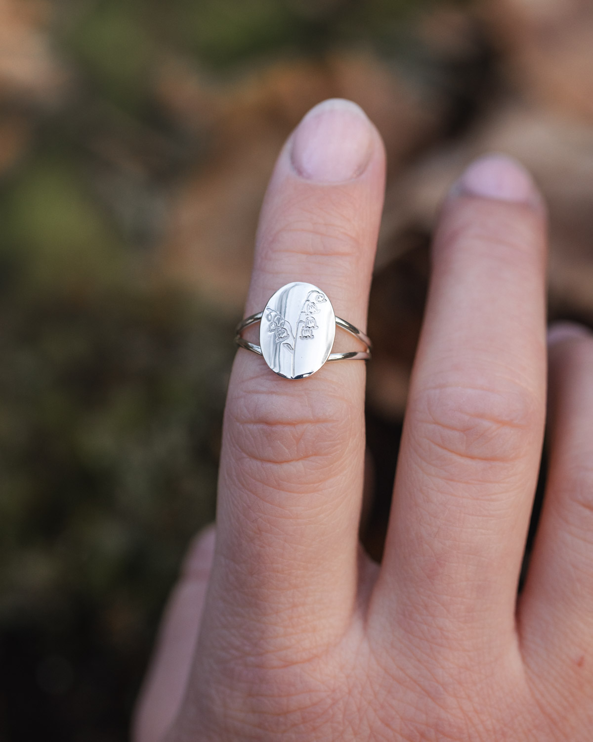 Bague Fleur de Naissance argent Eclat de Pensées Bague Fleur de Naissance argent Eclat de Pensées