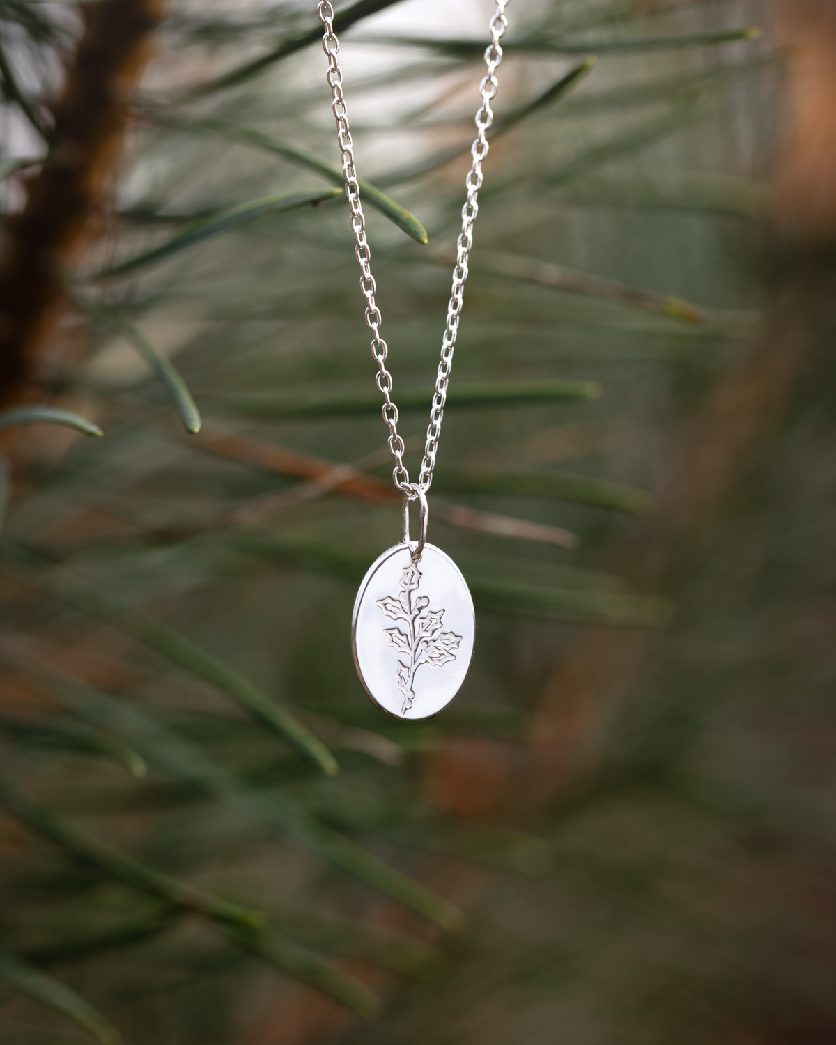Pendentif Fleur de Naissance argent Eclat de Pensées Pendentif Fleur de Naissance argent Eclat de Pensées